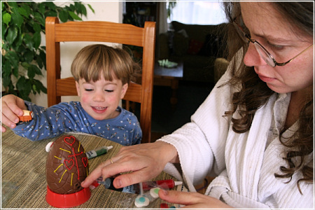 Czekoladowe malowanie / Chocolate painting