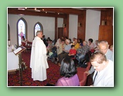 Fr. Andrzej gave a beautiful sermon in two languages.