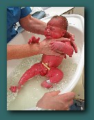 .. and strangled me. My first bath was definitely NOT a nice experience.